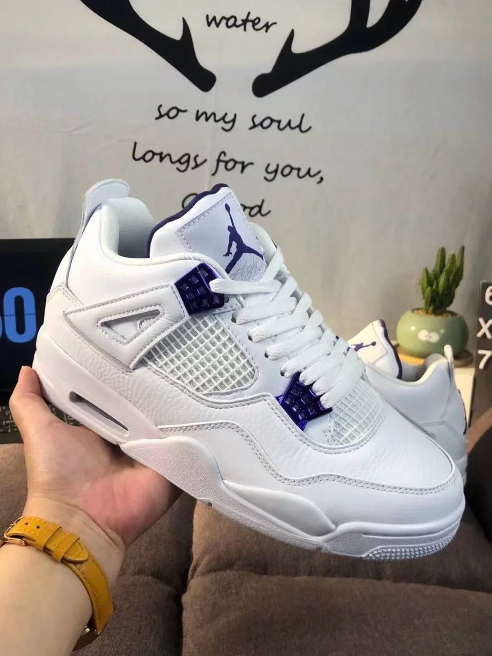 Jordan 4 Retro ‘Purple Metallic’ men’s Sneakers